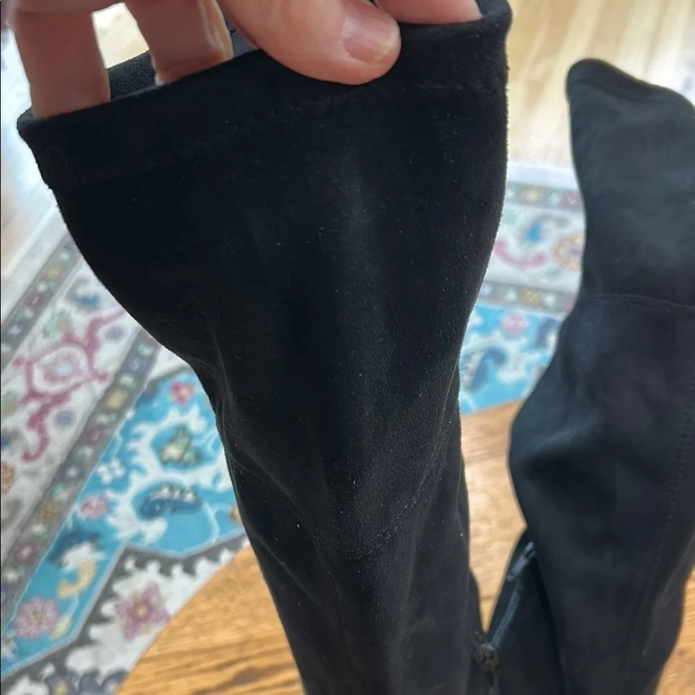 Time and Tru Black Over-the-Knee Boots